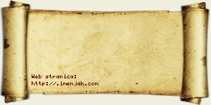 Isak Michaud vizit kartica